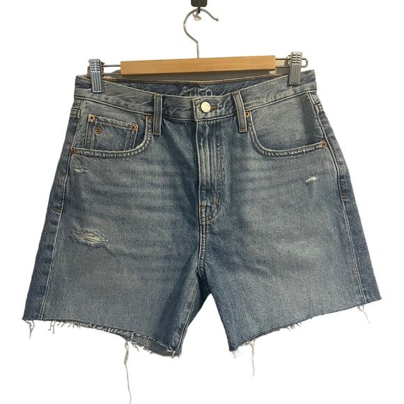 ÉTICA Skylar Cut Off Shorts Women's sz. 26  Blue Organic Cotton Vacation Beachy - Picture 3 of 9